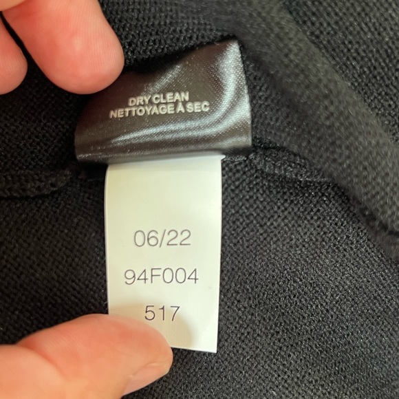 NWT Sam Edelman Knit Cowl Neck Long Sleeve Mini Dress with Tie Belt, Black, M - Picture 10 of 11